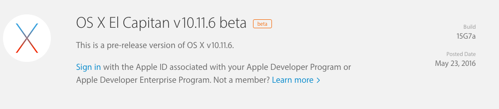 OS X 10.11.6-beta-1