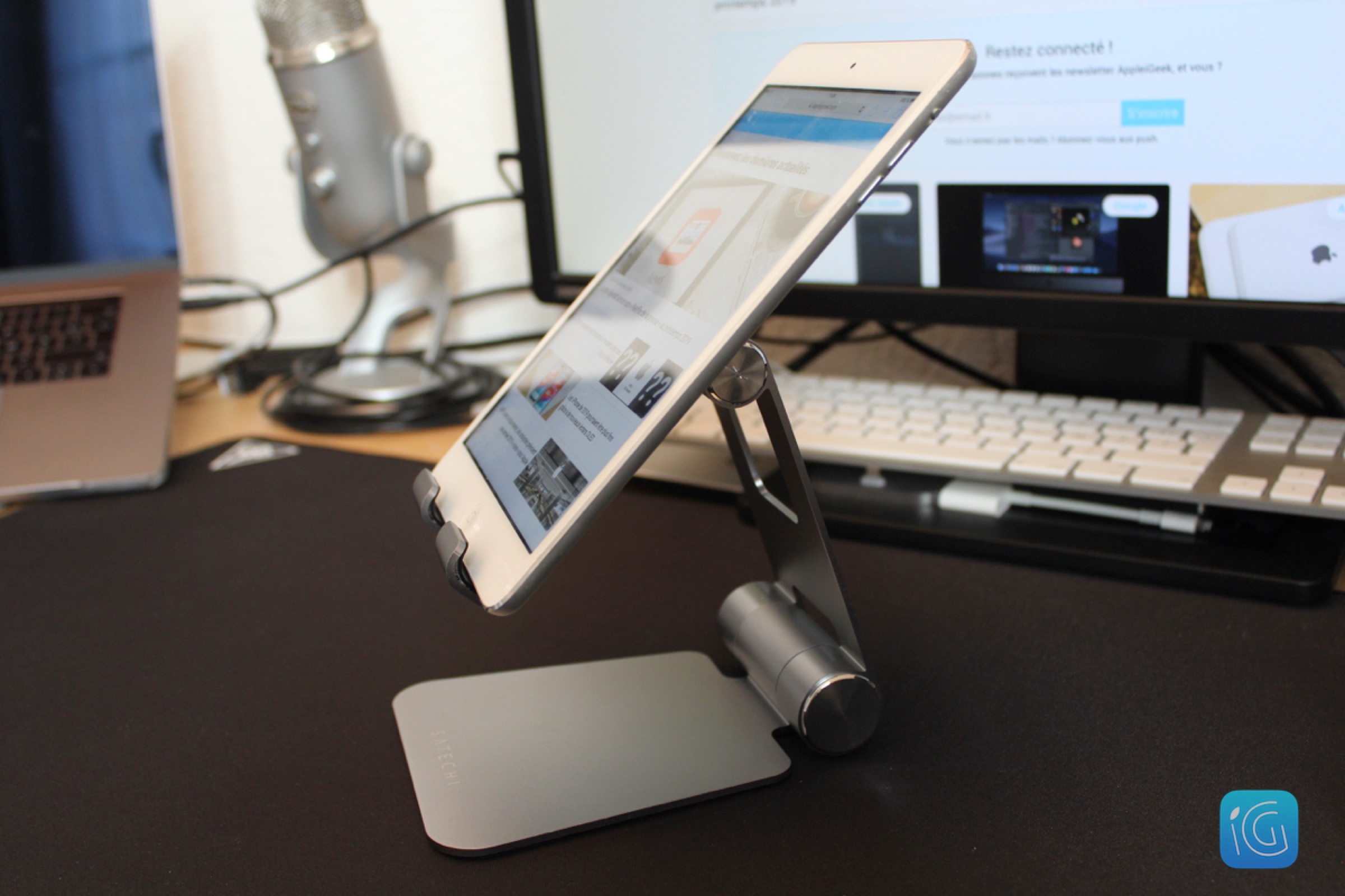 Satechi lance un nouveau dock pour iPad Pro qui sert aussi de support