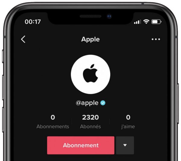 Apple s'offre un compte Tik Tok officiel !